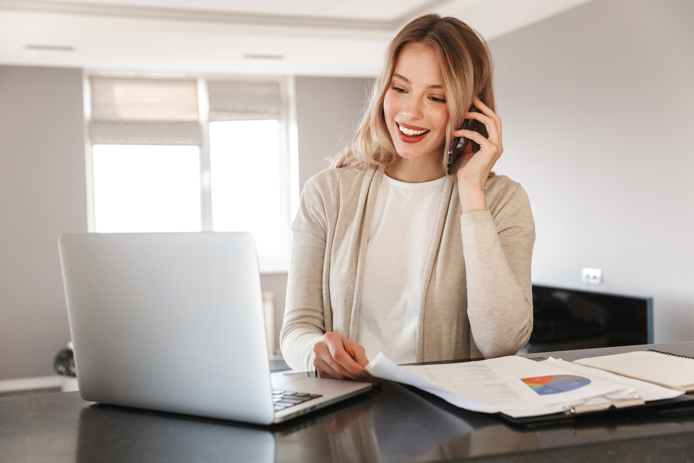 Businesswoman on the Phone